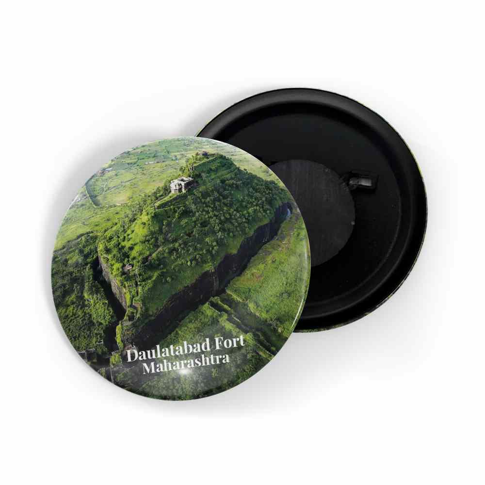 dhcrafts Fridge Magnet Multicolor Maharastra Daulatabad Fort D2 Glossy Finish Design Pack of 1
